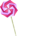 Origami Candy and Lollipop