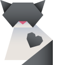 Origami Cat and Fish