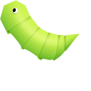 Origami Caterpillar and Butterfly