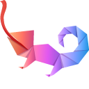 Origami Chameleon