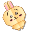 Origami Chiikawa Usagi and Hachiware