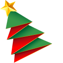 Origami Christmas Tree and Santa Claus