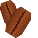 Origami Croissant and Coffee Beans