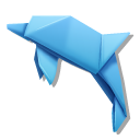 Origami Dolphin and Orca