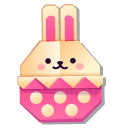 Origami Easter Bunny Eggs