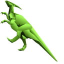 Origami Hadrosaurus