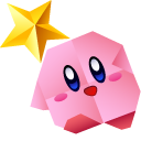 Origami Kirby and Star