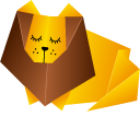 Origami Lion