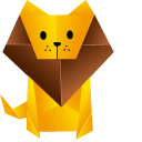 Origami Lion
