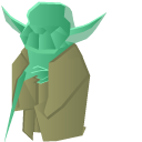 Origami Master Yoda and Darth Vader