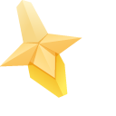 Origami Monkey and Banana