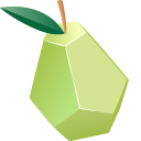 Origami Pear and Apple