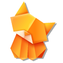 Origami Pink Bunny and Orange Kitten