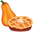 Origami Pumpkin Pie and Turkey