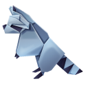 Origami Raccoon