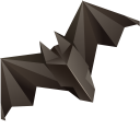Origami Vampire and Bat