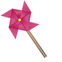 Origami Windmill and Rhinoceros