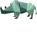 Origami Windmill and Rhinoceros