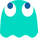 Pac-Man Blinky and Inky Ghosts