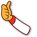 PaRappa the Rapper Paula Fox Thumbs Up