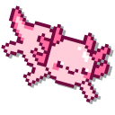 Baby Axolotl Pixel