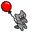 Balloon Nyan Cat Pixel