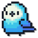 Blue Parakeet Parrots Pixel