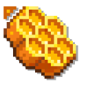 Cute Bee and Honeycomb Pixel
