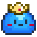 Cute Terraria Slime Prince Pixel