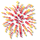Festive Fireworks Pixel