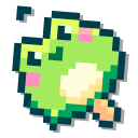 Frog Donut and Frog Ice Cream Pixel