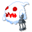 Ghost with a Lantern Pixel