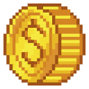 Golden Coins Pixel