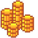 Golden Coins Pixel