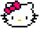 Hello Kitty and Bow Pixel