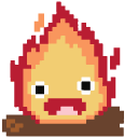 Howl's Moving Castle Calcifer Pixel