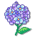 Hydrangea and Lavender Flowers Pixel