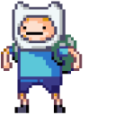 Jake the Dog and Finn the Human Pixel
