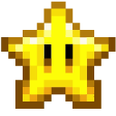 Mario Super Star Pixel