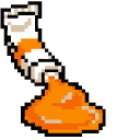 Paint Tube and Artist Palette Pixel