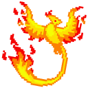 Phoenix and Fireball Pixel