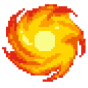 Phoenix and Fireball Pixel