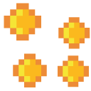 Piggy Bank and Golden Coins Pixel