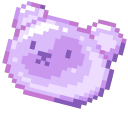 Plush Purple Teddy Bear Pixel