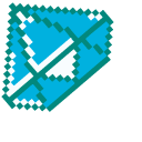 Purple and Blue Diamond Pixel