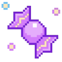 Purple and Pink Candies Pixel