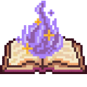 Purple Magic Book Pixel