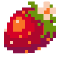 Red Strawberry Pixel