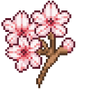 Sakura Flowers Pixel