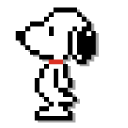 Snoopy and Woodstock Pixel